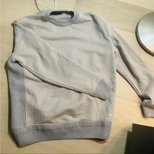 All Saints fisherman knit Crewneck sweater